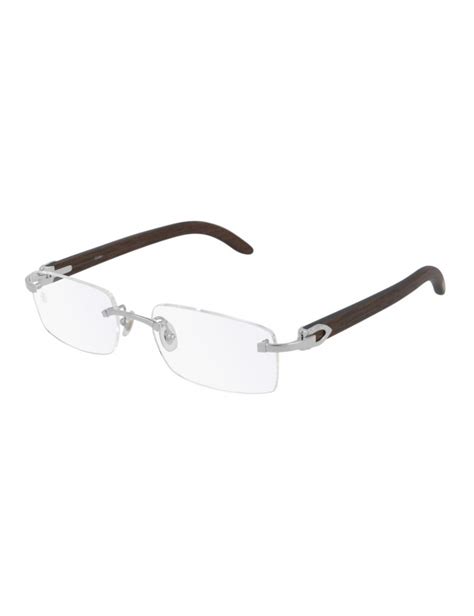 Lunettes de vue Cartier Bois signature C CT0052O